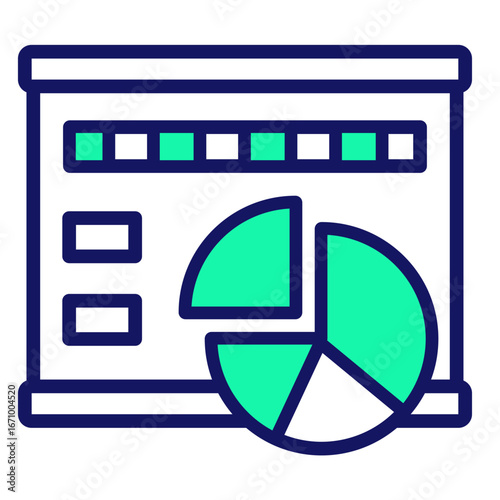 Data Visualization  Icon Element For Design