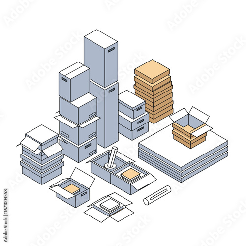 Packaging solutions for secure product shipping and storage with various box designs and protective inserts