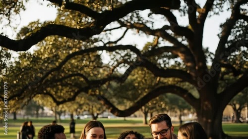 family in the park