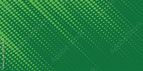 green halftone on background. Vector dotted sparkles or halftone shine pattern texture Pop Art Style Background. pop up sport