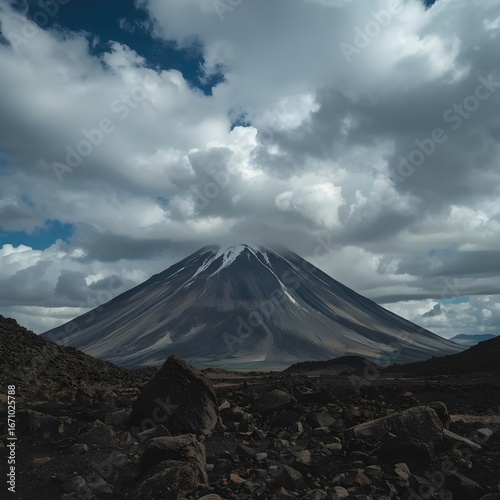 Volcanic Mountain Landscape
