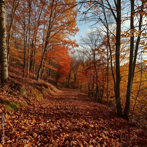 Autumn Forest Path