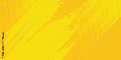 Yellow side hatch with halftone effect. Vintage pop art retro vector illustration Pop Art Style Background. pop up sport