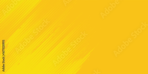 Yellow side hatch with halftone effect. Vintage pop art retro vector illustration Pop Art Style Background. pop up sport