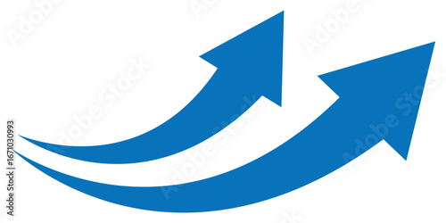 blue curve arrow icon. flat style. arrow icon for your web site design, logo, app, UI. arrow indicated the direction symbol. curved arrow sign Blue arrow curve direction vector. Curved arrow sign. 
