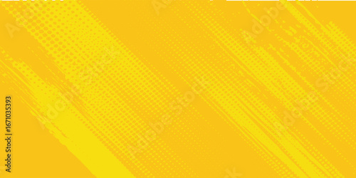 Yellow side hatch with halftone effect. Vintage pop art retro vector illustration Pop Art Style Background. pop up sport