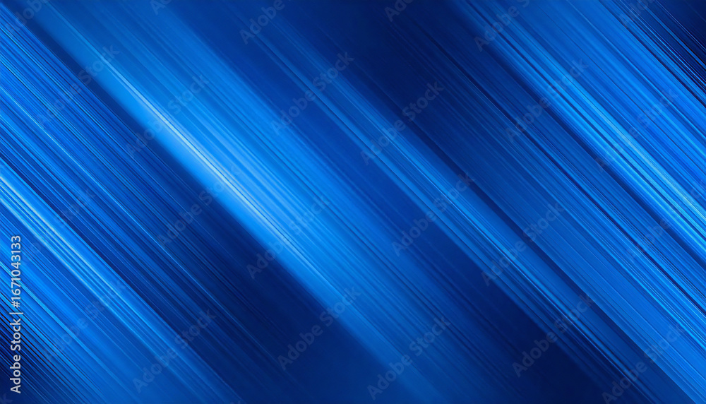 Fototapeta premium 抽象的な青い斜めストライプの背景。Abstract blue diagonal stripes background.