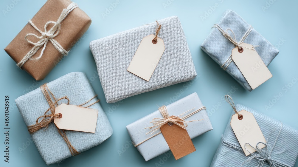 custom made wallpaper toronto digitalVarious pastel-colored gifts with blank tags