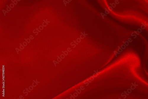Wallpaper Mural Dark red fabric cloth texture for background and design art work, beautiful crumpled pattern of silk or linen. Torontodigital.ca
