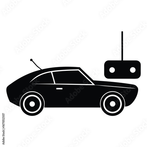 Classic car remote control vintage