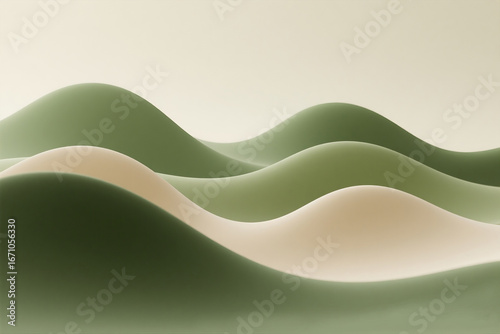 Soft Abstract Wave Composition