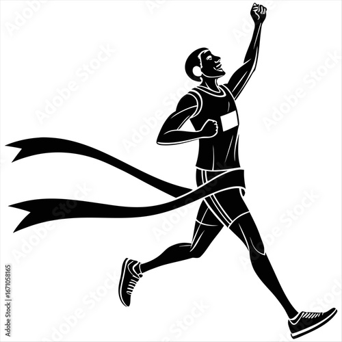 tennis player silhouette