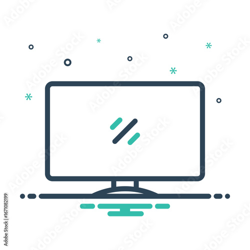 Mix icon for computer display