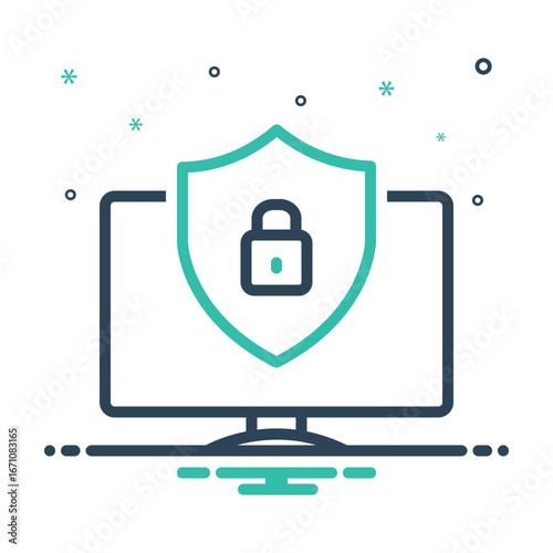 Mix icon for security