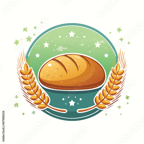 Sourdough vector icon illustration with clean, modern detail and balanced composition.