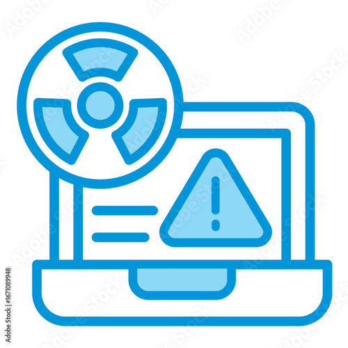 Biohazard Blue Icon
