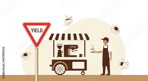 Indulge In The Essence Of Coffee: A Delightful Cart Experience For Your Daily Brew
