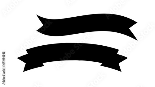 Minimalist black silhouette of a dog canine animal