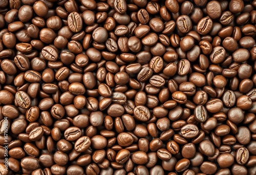 A swirling, dense pattern of roasted coffee beans,  caffeine,  food