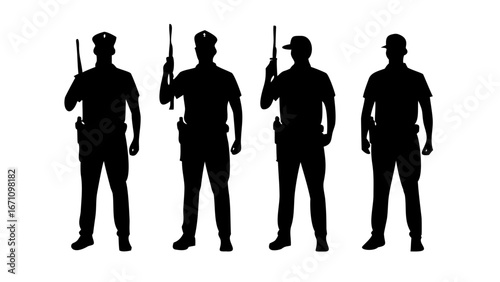 Police Officer Standing law enforcement uniform