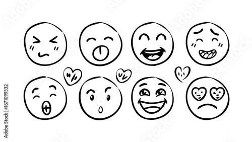 Smiling Face With Hearts Emoji love affection