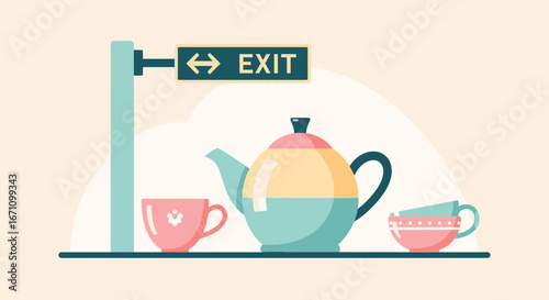 Creative Teatime And The Symbolic Notion Of Finding The Appropriate Way Out Today