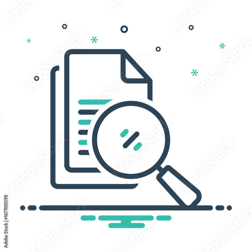Mix icon for document retrieval