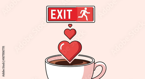 Escape From Daily Life, Coffee, Love and a Way Out, Representing Freedom or a Break