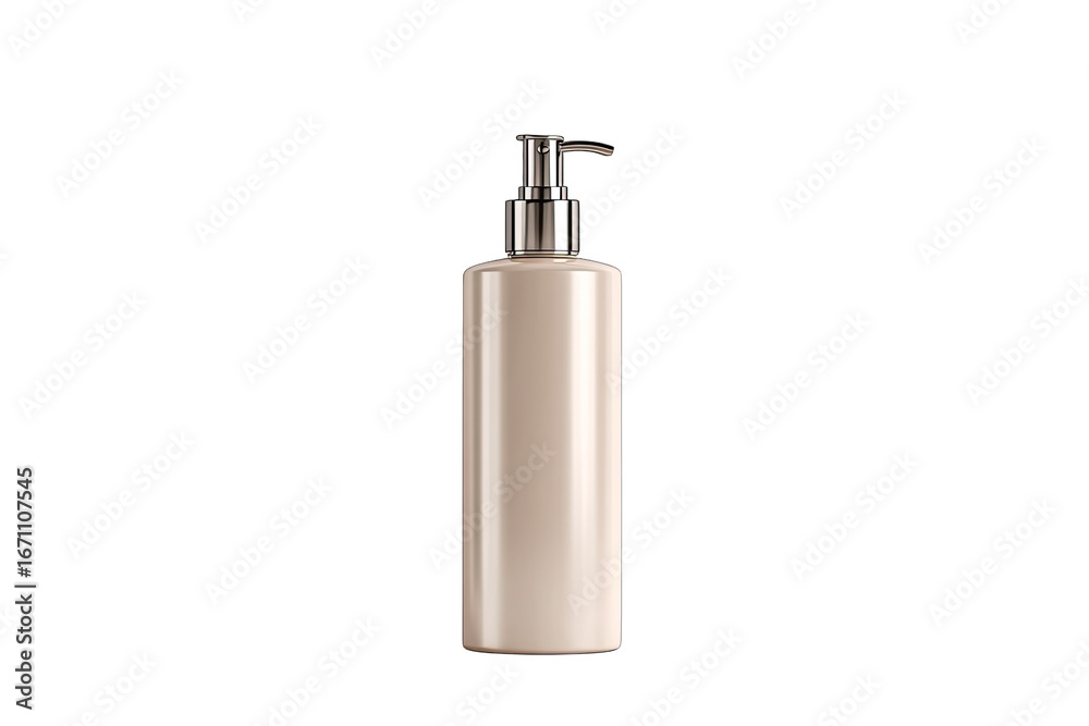 Obraz premium Body lotion bottle on a white background