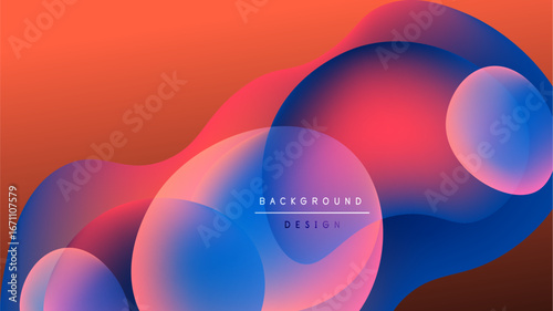 Abstract fluid shapes blend vibrant colors. Gradient transitions create dynamic visual effect. Modern design element for backgrounds.