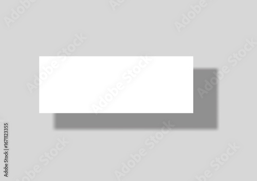 Envelope email signature invitation card mockup.