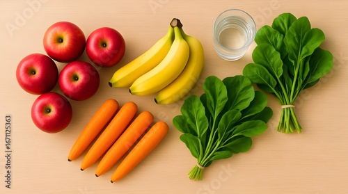 Fresh Ingredients for a Healthy Smoothie