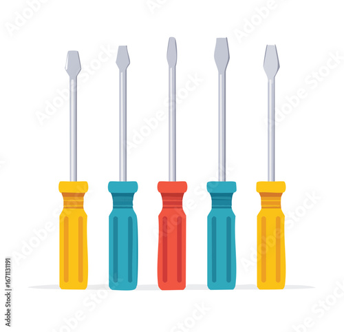 test tubes isolated on white