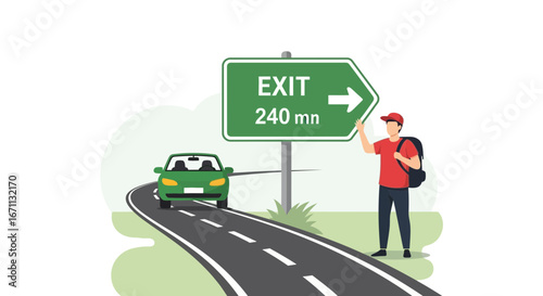Road Trip And Hitchhiking: A Modern Traveler's Quest For The Destination