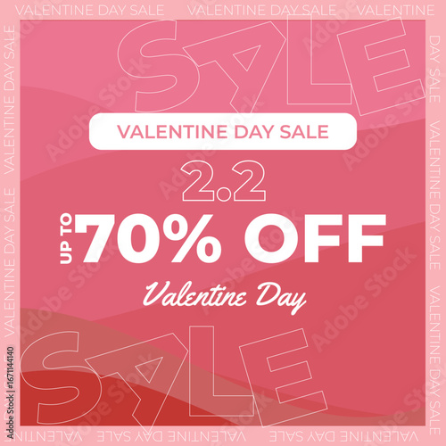 Canvastavla Valentine day sale 2.2 social media banner