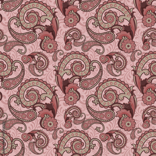 elegant paisley pattern for wallpaper background and textile beautiful paisley originated in persia and paisley is popular in Iran india scotland this paisley design is good for dress shawl scarf rida