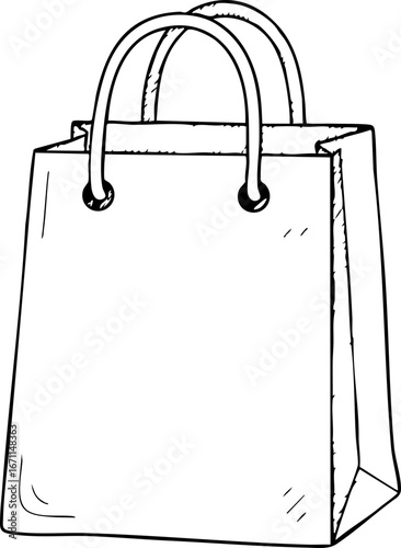 vector illustration of a shopping bag