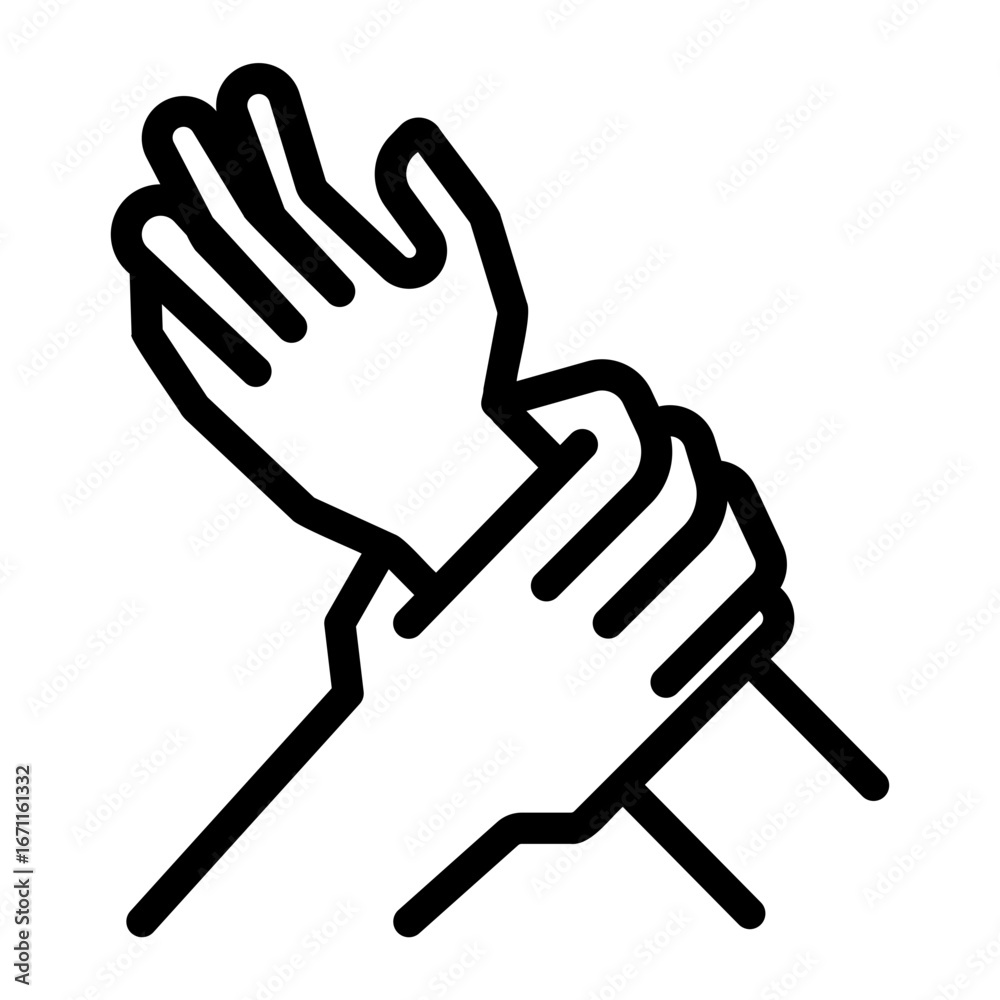 Obraz premium violation Line Icon