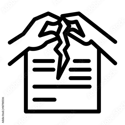 violation Line Icon