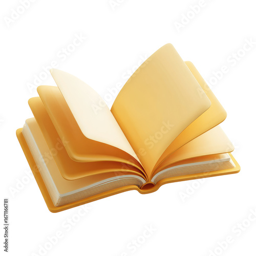 Open golden book icon