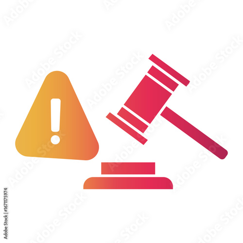 violation Gradient icon