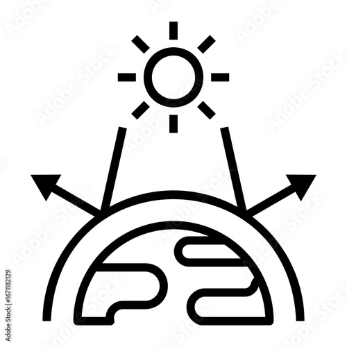 climate change Line Icon