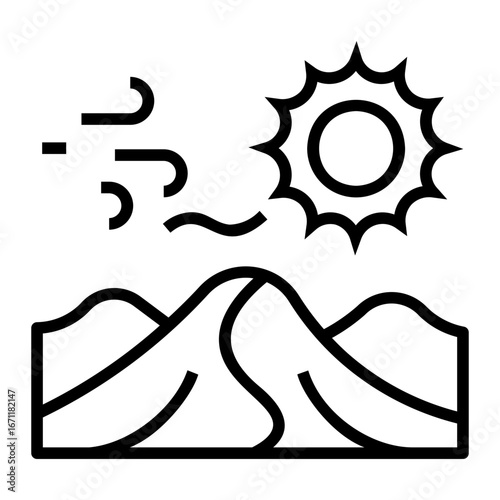 climate change Line Icon