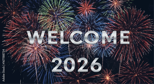 Welcome 2026 with Fireworks Celebration