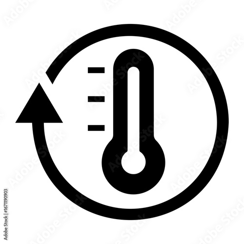 climate change Solid icon