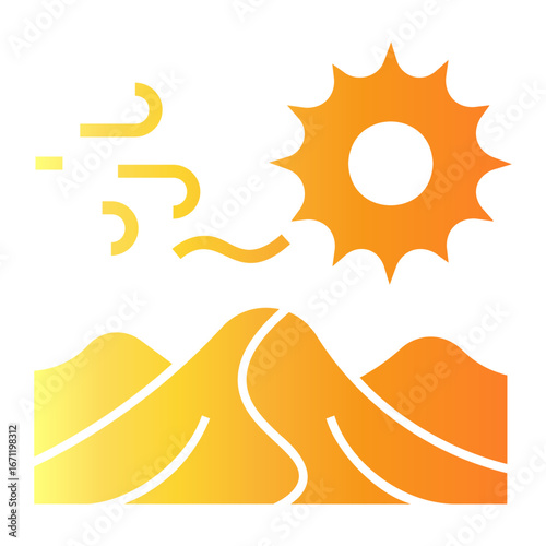 climate change Gradient icon