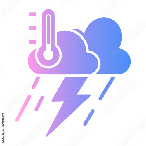 climate change Gradient icon