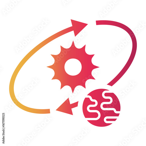 climate change Gradient icon