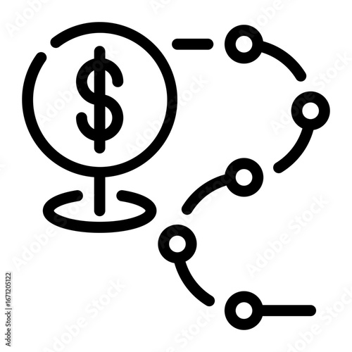 financial tracking icon