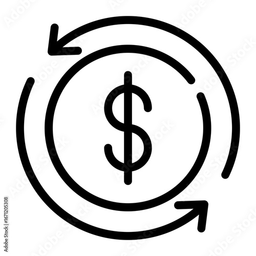 money flow icon